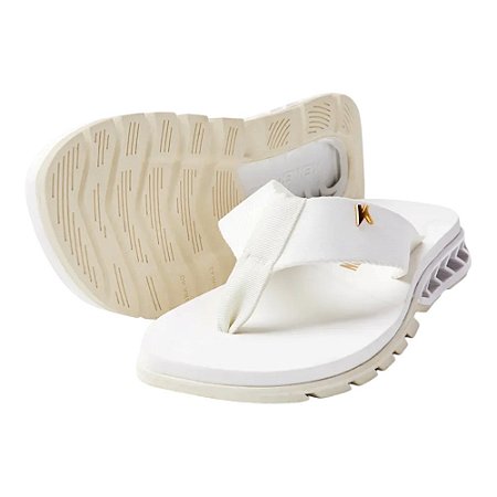 Chinelo Kenner Collab L7nnon Rakka Branco Masculino