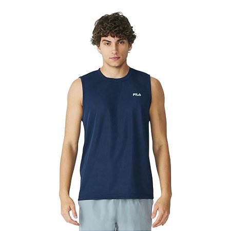 Regata Fila Sports Light Azul Marinho Masculina