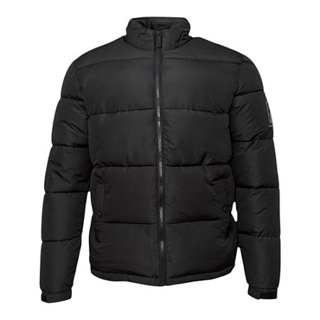 Jaqueta Fila Puffer F-Box Reflective Preta