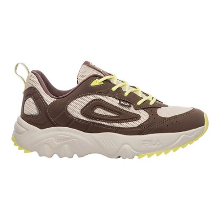 Tênis Fila Oakmont 2 Bege e Marrom Feminino
