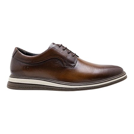 Sapato Social Democrata Hi-Soft 32 Dune Marrom Masculino
