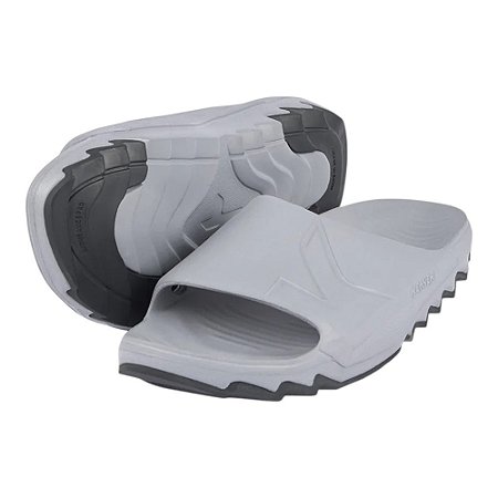 Chinelo Kenner Slide Makho EVA Cinza Masculino