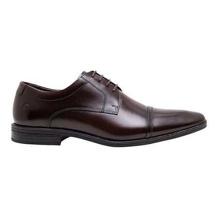 Sapato Social Democrata Metropolitan Vega Mahogany Masculino