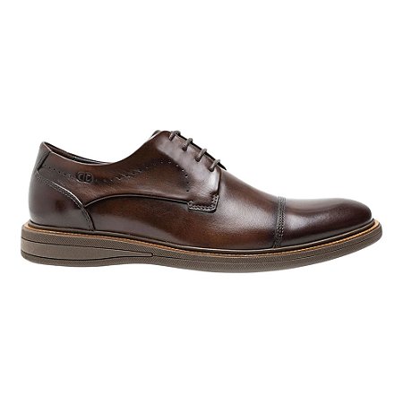 Sapato Social Democrata Metropolitan Bay Marrom Masculino
