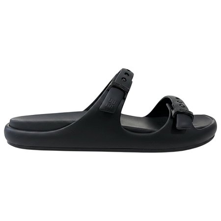 Chinelo Melissa Comfy Slim Preto Feminino