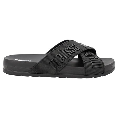 Chinelo Melissa Cozy Slide Preto Feminino