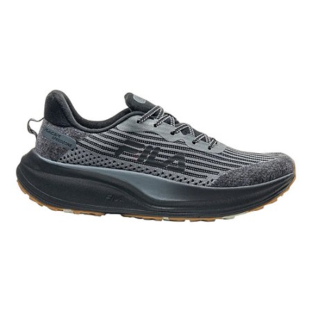 Tênis Fila Racer Speedzone Tr Cinza Escuro e Preto Masculino
