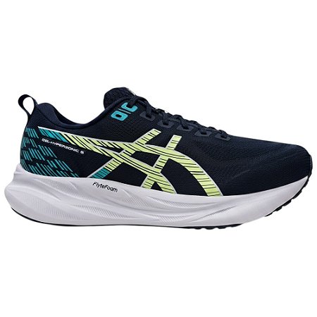 Tênis Asics Gel-Hypersonic 6 Azul Marinho e Verde Masculino