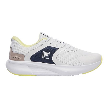 Tênis Fila Driver Branco e Azul Marinho Masculino