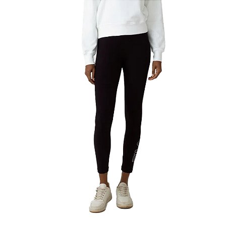 Calça Legging Fila Basic Outline Feminina Preto