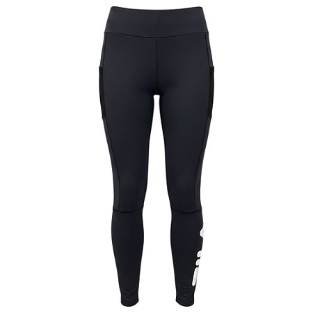 Legging Fila Compress Feminina Preto Azulado
