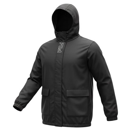 Jaqueta Corta Vento Fila Pockets Feminino Preto