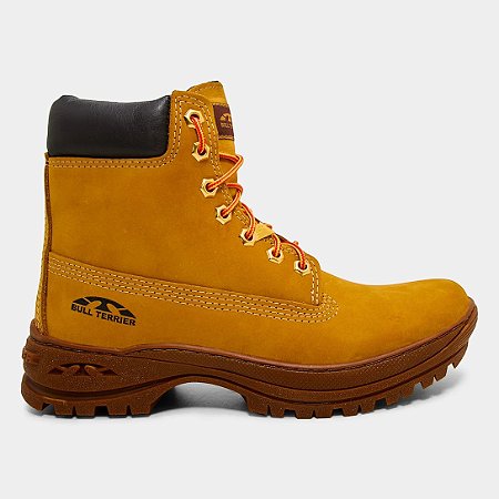 Bota Bull Terrier Mack Camel Caramelo Cano Longo Masculina