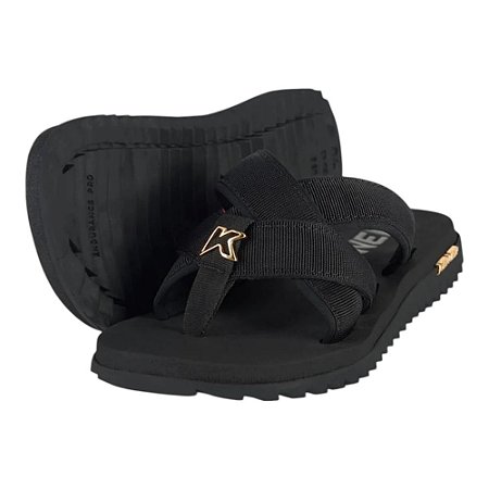 Chinelo Kenner Kivah Spider Preto Masculino
