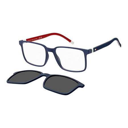 Óculos de Sol Tommy Hilfiger 2377 Clip-on Azul Marinho