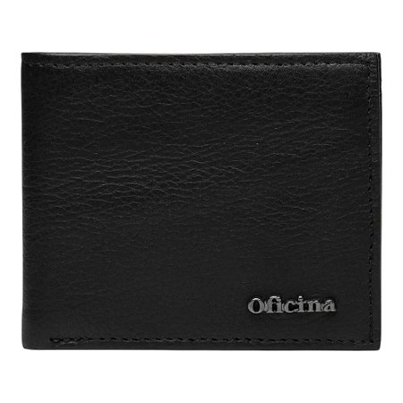 Tênis Casual Oficina Carteira Couro Preto Masculino