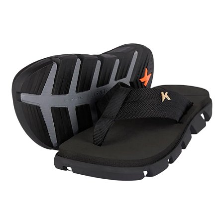 Chinelo Kenner Aikon Preto Masculino