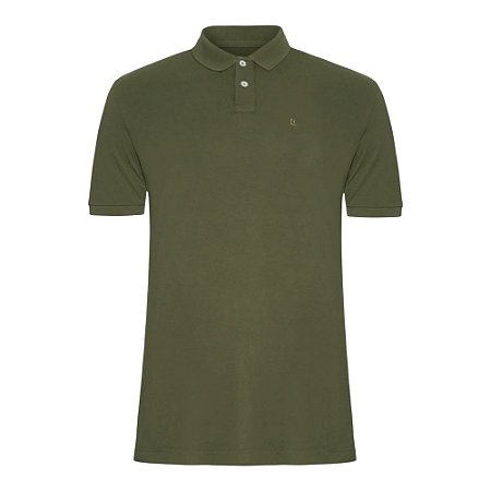 Camisa Polo Foxton Piquet Basica Rio Verde Escuro Masculino