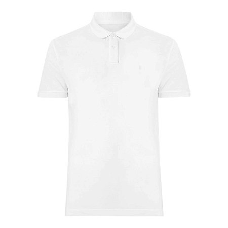 Camisa Polo Foxton Piquet Basica Rio Masculino Branco