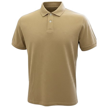 Camisa Polo Foxton Piquet Basica Rio Caqui Masculino
