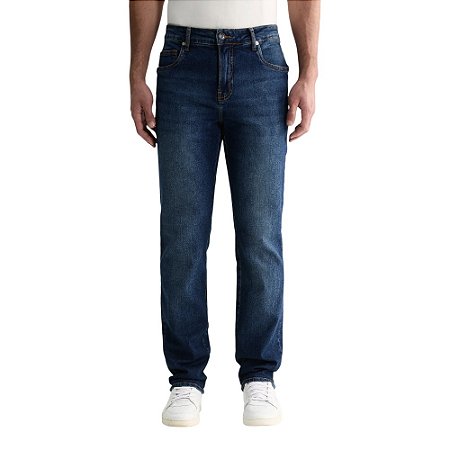 Calça Jeans Slim Foxton Azul Marinho Masculino