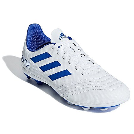 Chuteira Campo Adidas Predator 19.4 Branco Infantil