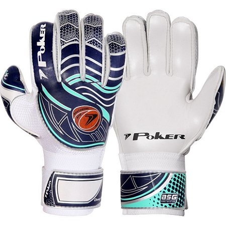 Luva Goleiro Poker Deep 8 Semi-Pro Marinho/Verde