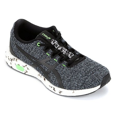 Tenis Asics Hiper Gel Yu Cinza / Preto / Verde