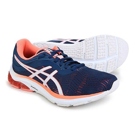 Tenis Asics Gel Pulse 11 Azul / Coral