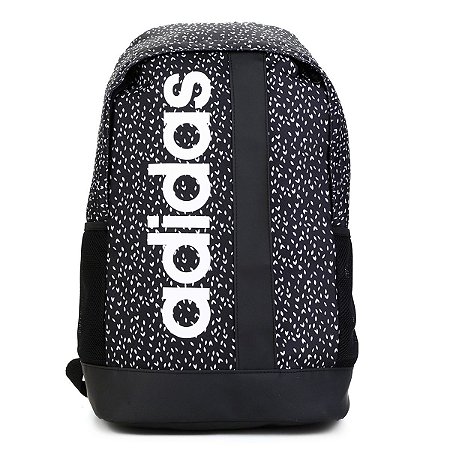 Mochila Adidas Linear Graphic Preto/Branco