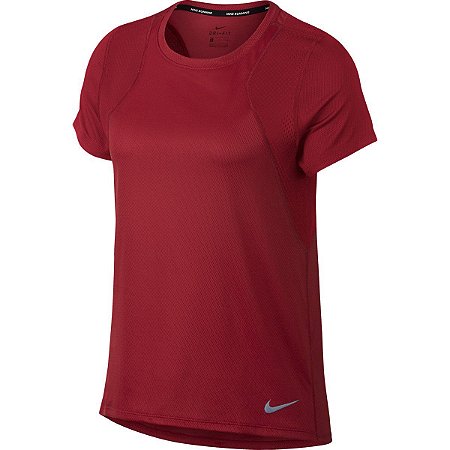 Camiseta Nike Top Ss Run Vermelho