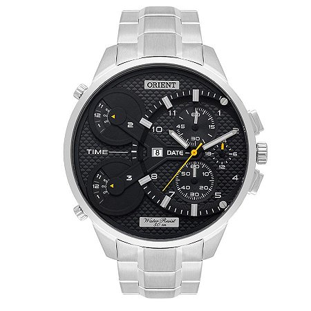 Relógio Orient Masculino XL Prata MBSST003P2SX