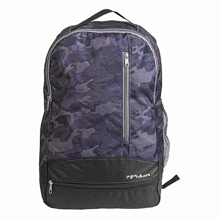 Mochila Poker Esportiva Graph Preto/Camuflado