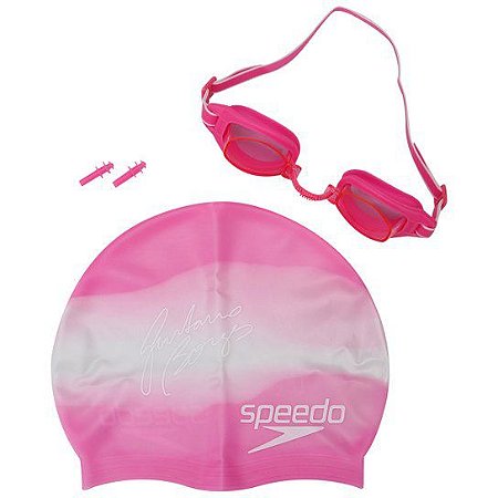 Óculos Natação Speedo Swim Kit 3.0 Rosa