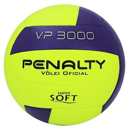 Bola De Volei Penalty Vp 3000 X Amarelo/Roxo