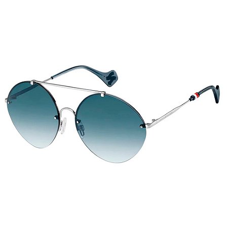Óculos de Sol Tommy Hilfiger Zendaya II Prata Lente Azul