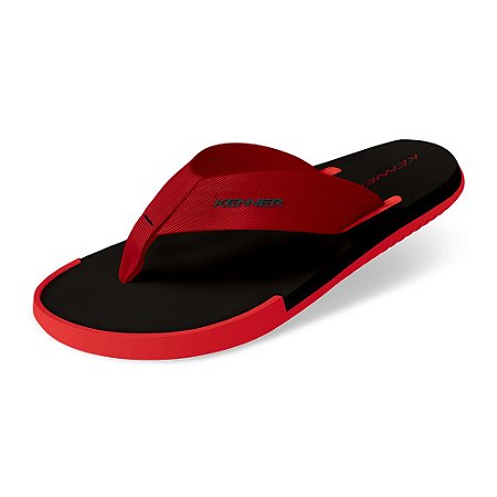 Sandália Kenner Kick.S High Light Vermelho/Preto