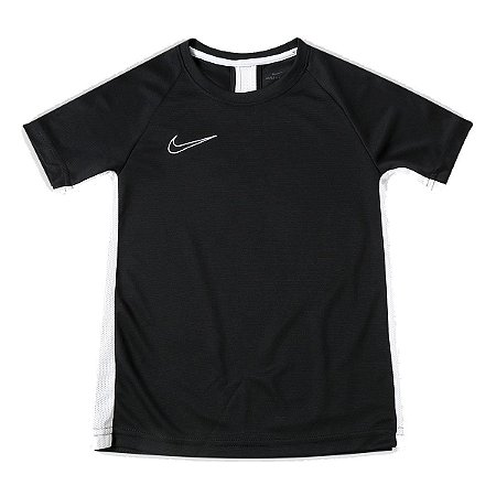 Camiseta Nike Academy Dry Fit Top Ss Infantil Preto/Branco