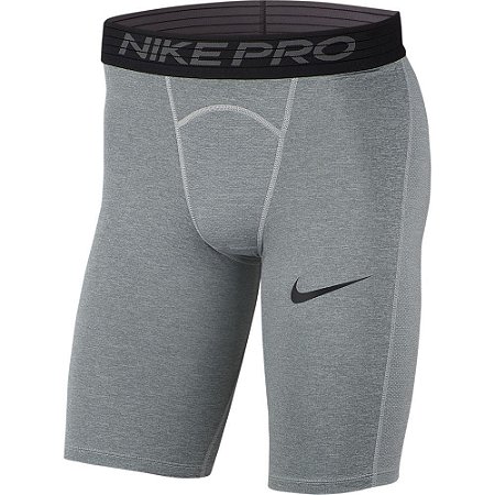 Bermuda Termica Nike Pro Cinza