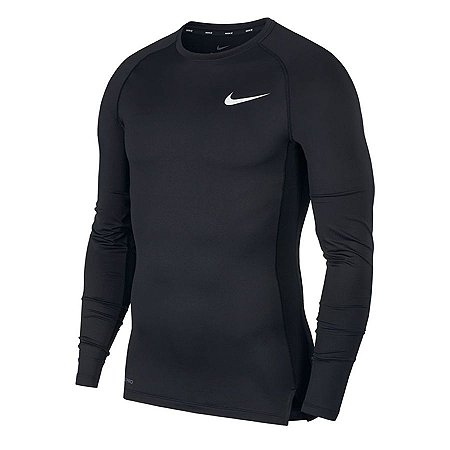 Camiseta Nike Pro Top Tight M/L Preta