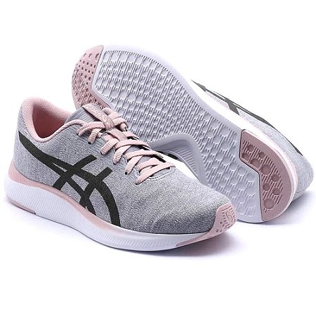 Tenis Asics Streetwise Cinza/Rosa Feminino