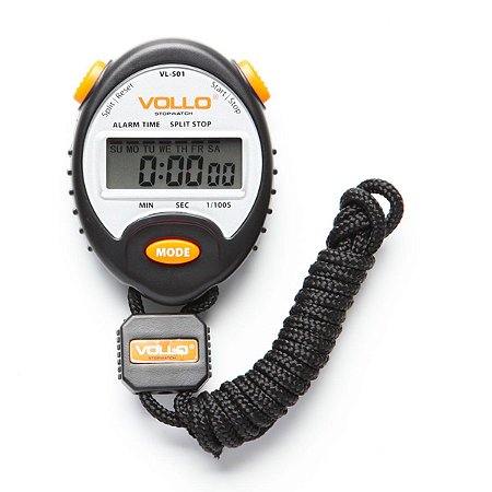 Cronômetro Stopwatch Vl501 Vollo Preto