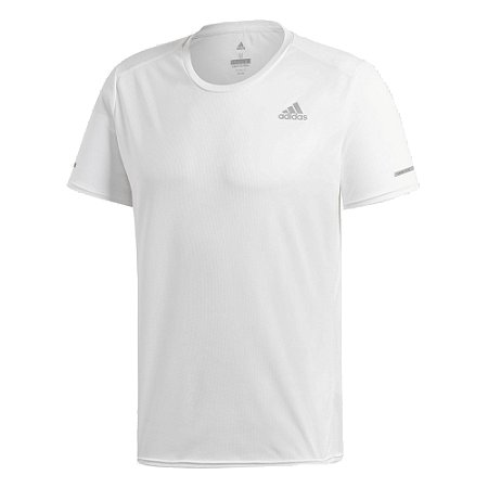 Camiseta Adidas Run Tee Branca Masculino