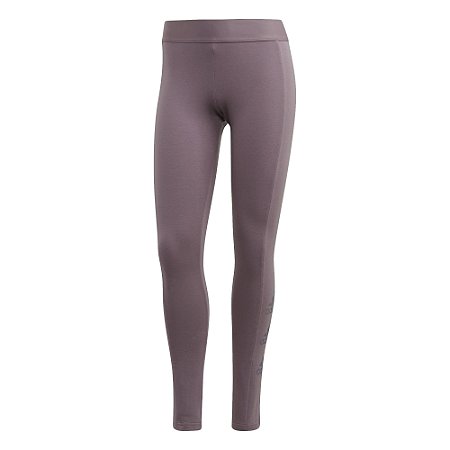 Calça Legging Adidas Am 3s Bra Lilás Feminino