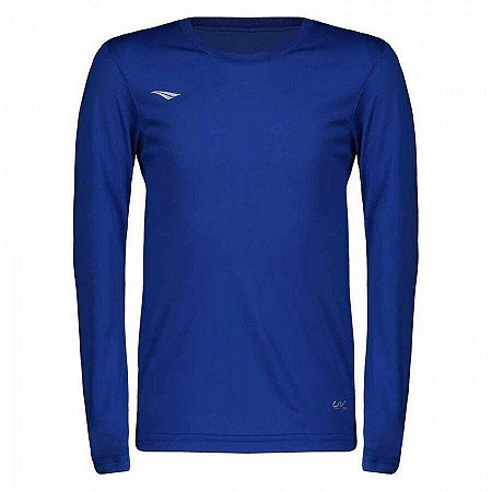 Camiseta Penalty Matis M/L Azul Marinho Juvenil