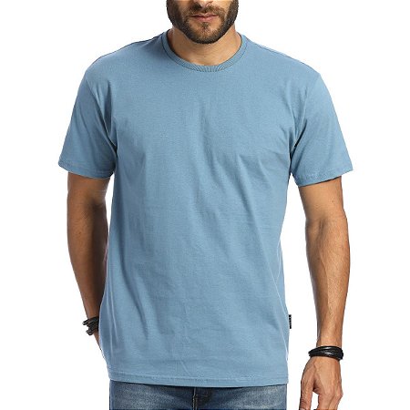 Camiseta Vlcs Basic Azul Claro Masculino