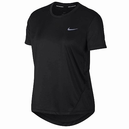 Camiseta Nike Miller Top Ss Preto Feminino