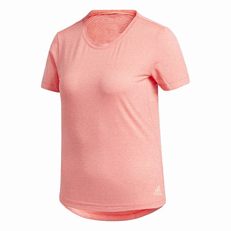 Camiseta Adidas Perf Tee Coral Feminino