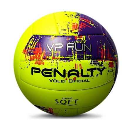 Bola De Volei Penalty Vp Fun X Amarelo/Roxo