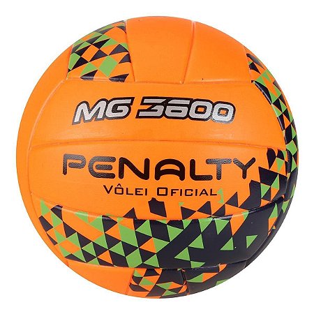 Bola De Volei Penalty Mg 3600 Fusion Viii Laranja/Verde